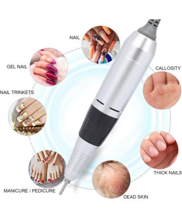 Electric Nail Drill Pen Handle 35000RPM - Black - Replacement Handpiece for Manicure & Pedicure - Nail Art Tool for Home Salon - Buy Online on GoSupps.com