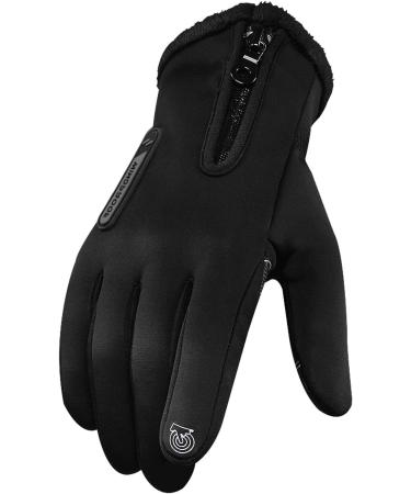 Outdoor Ski Gloves for Men Women | Cold-Proof Waterproof Touch Screen Windproof | Non-Slip Warm Gloves - Dark Blue (Medium) - Buy Online on GoSupps.com