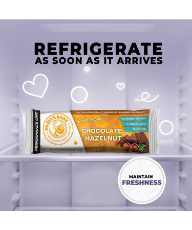 Daryl's Bars Chocolate Hazelnut On the Go Whey Protein Bars Gluten Free 20gr of Protein Snack Meal Replacement Pack of 1 Chocolate Hazelnut 12 Count (Pack of 1) - Buy Online on GoSupps.com
