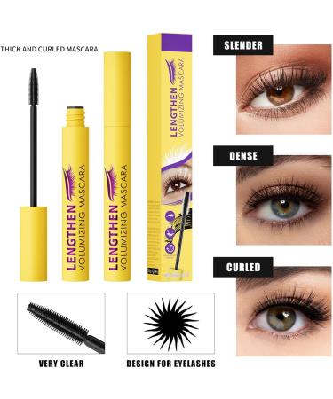 Bubble Mascara waterresistant mascara blackbrown colossal eyelash mascara longlasting makeup creates a natural look black + brown black and brown - Buy Online on GoSupps.com