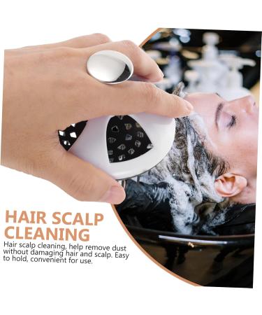 BeatifuFu Portable Shampoo & Scalp Massager Brush - Compact Travel Scalp Care Tool | 9x8cm White - Buy Online on GoSupps.com