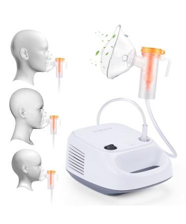 Nebulizer Machine for Adults and Kids Desktop Compressor Nebulizer Jet Nebulizer for Home Use Included Nebulizer Tubing and Mouthpiece Replacement
