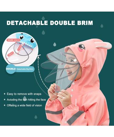 Kids Unicorn Raincoat | Waterproof Rainsuit for Boys & Girls | Toddler Poncho | 3D Cartoon Design | Size S/80-95 CM - Buy Online on GoSupps.com