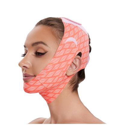 V Line Mask Double chin reducer Chin Strap Eliminator Remover Prevent Sagging V Shaped Face Belt slimming for Sleeping Women Jaw Exerciser