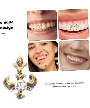CALLARON Tooth Gems Kit 6 Pcs Retro Vintage Decor Retro Decor Cosplay Grill Teeth Grills Chemicals Hip Hop Dental Tooth Jewels - Buy Online on GoSupps.com