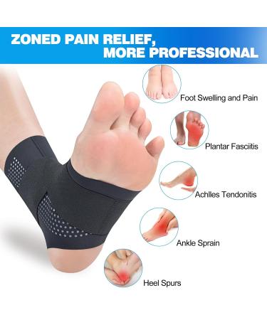 Seektop Ankle Brace for Plantar Fasciitis Relief - Strong Compression & Stabilizers for Achilles Tendonitis & Sprained Ankles - Ideal Support for Volleyball Running & Basketball - Large Size - Buy Online on GoSupps.com