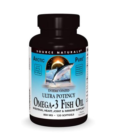 Source Naturals Arctic Pure Ultra Potency Omega-3 Fish Oil 850 mg 120 Softgels
