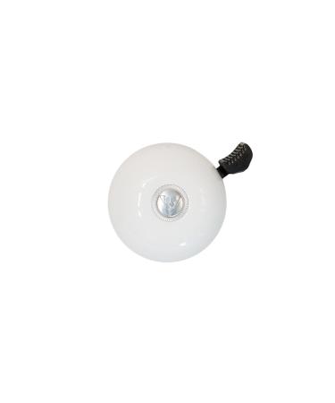 Firmstrong Classic Beach Cruiser Bicycle Bell White