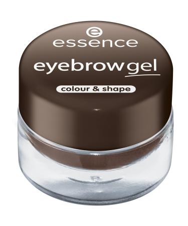 essence cosmetics eyebrow gel COLOUR & SHAPE 04 dark brown