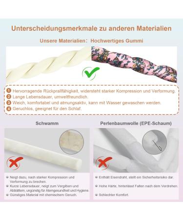 Kaition Heatless Curls - Non-Slip Silk Hair Curlers for Dreamy Overnight Curls | DIY Long Hair Styling Set (Floral Pink) - Buy Online on GoSupps.com