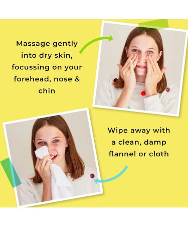 Girls' Starter Skincare Set - Spots & Stripes: Natural Essentials for Teen Skin with Virgin Coconut & Kanuka - Combats Blemishes - 150ml Cleanser + 15g Super Balm - Buy Online on GoSupps.com