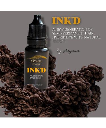 ARYANA NEW YORK INK D Hybrid Color Kit - Long Lasting Dark Brown Liquid Hair Color for Professional Spot Coloring & Grey Coverage - International Shipping Available - Buy Online on GoSupps.com