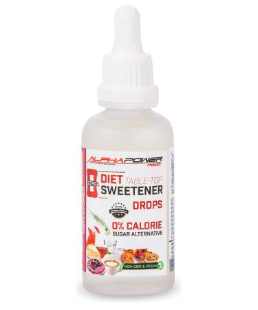 Alphapower Food |Liquid sugar replacement sucralose |Sugar -free sweetener sweetener |Diest sugar for cooking and baking |Vegan (1x100ml) sucralose 100ml 100 ml
