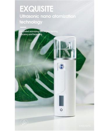 Nano Facial Mister Multifunctional Moisturizing Handy Mist Sprayer Moisturizing and Steaming Face Instrument for Skin Care Makeup Eyelash Extensions White - Buy Online on GoSupps.com