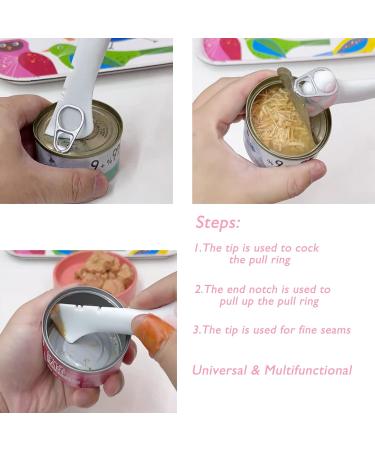 Pet Food Can Spoon & Opener Spatula Set for Dog Cat Cans | Food Safe BPA Free Cat Wet Food Spoon | Washable Lightweight Cute Cat Paw Shape Can Opener Multifunction - Buy Online on GoSupps.com