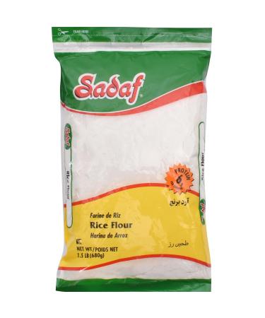 Sadaf Rice Flour 680 gr - Pure White Rice Flour for Baking or Cooking