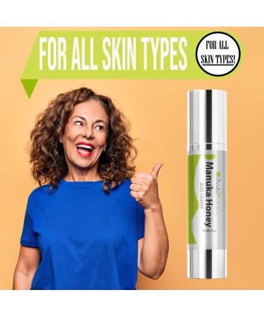 Manuka Honey Face Wash - Organic & Sulphate-Free Cleanser for Sensitive Skin with Coconut Almond & Rosemary - 4 oz - Buy Online on GoSupps.com