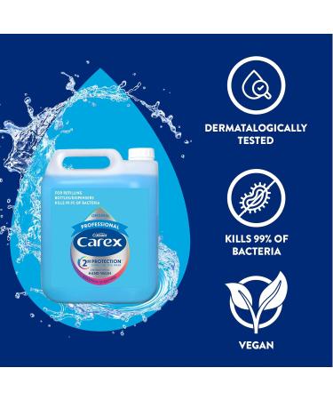 Carex Original Professional Antibacterial Hand Wash - Bulk Buy Eco Refill (2 X 5L) | Gentle & Effective Liquid Hand Soap - Buy Online on GoSupps.com