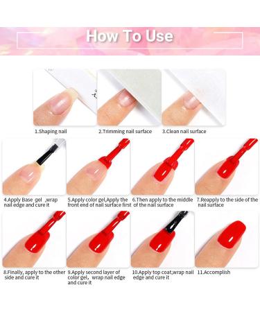 Gel Nail Polish Set 6 Colors Spring Summer Nail Polishes Set Candy Macaroon Pink Blue Purple Yellow Soak Off UV LED Lamp Nail Gel Polish Nail Art Manicure Kit Mother's Day Gifts for Women (8.5ML/PC) Set-15 - Buy Online on GoSupps.com