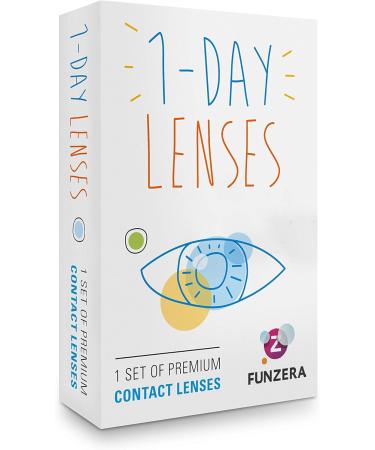 Buy Funzera Red Flower Colored Contact Lenses for Halloween | 2 pcs Non-Prescription Cosplay & Anime Lenses - Buy Online on GoSupps.com