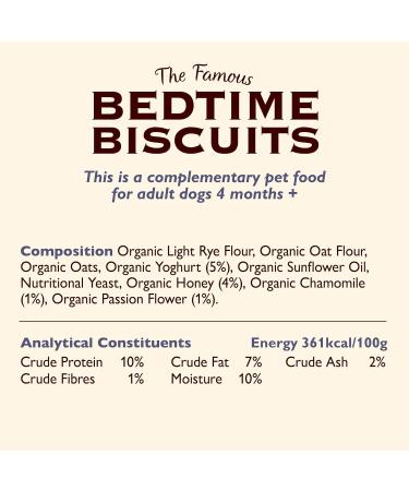 Lily's Kitchen Bedtime Biscuits - Organic Baked Natural Dog Treats (8 x 80g Packs) - Buy Online on GoSupps.com