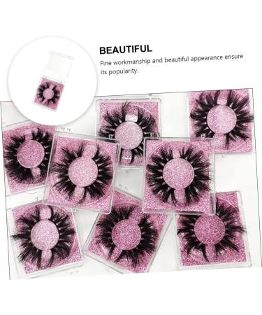 minkissy 1pair Fake Eyelashes Fluffy Wispy Eyelash Eyelashes Extension Tool Makeup Faux Eyelash Dramatic Eyelashes Black Eyelashes Fake Long Eyelash Miss Slender Decorate - Buy Online on GoSupps.com