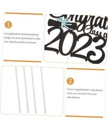 COLLBATH Graduation Cap Cake Decorations 6pcs 2023 ating diploma cupcake toppers congrats grad cake topper custom cupcake toppers graduation cupcake toppers 2023 party supplies paper cup Blue 15x14.3cm - Buy Online on GoSupps.com