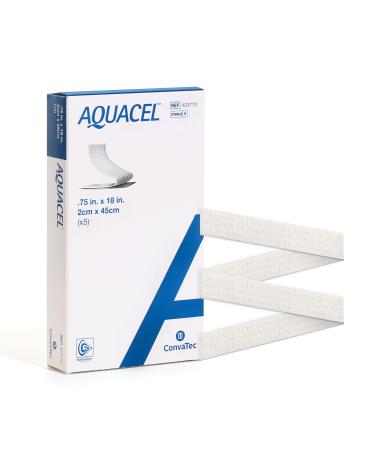 Convatec 403770 - Aquacel Hydrofiber Wound Dressing .75 x 17.75  5/bx