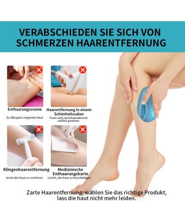 Crystal Hair Remover - Reusable Nano Epilator for Effortless Hair Removal | Washable Magic Stone for Body & Legs | Ideal for Men & Women - Buy Online on GoSupps.com