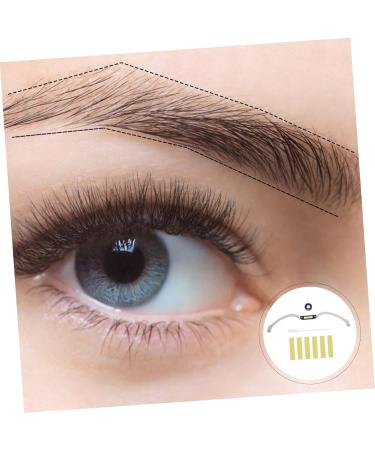 FOMIYES 2 pcs Measure Tool Shaping Marker Auxiliary Mapping Premium Level Eyebrow Professional Ruler Metal 1 count (Pack of 1) Silverx2pcs - Buy Online on GoSupps.com