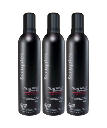 Scruples Creme Parfait Volumizing Foam (8.5 fl oz / 250 ml) Hair Thickening Mousse for Men & Women Alcohol Free & Lightweight Hair Styling Mousse for Fine & Thin Hair (Pack Of 3)