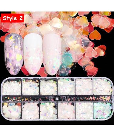 48 Color Nail Seedlettes Glitter & Rhinestone Art - DIY 3D Nail Stickers for Face & Body Decoration (4 Boxes) - Buy Online on GoSupps.com