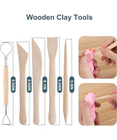 24 PCS Clay Tools Kit for Sculpting, Pottery, and Crafting - Polymer Clay Tool Set for Adults and Kids - Ideal for Ceramics, Baking, Carving, and Modeling - Buy Online on GoSupps.com