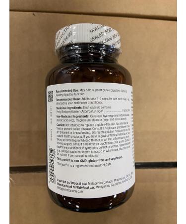 Metagenics - SpectraZyme Gluten Digest - Digestive Support - 90 Capsules - Buy Online on GoSupps.com