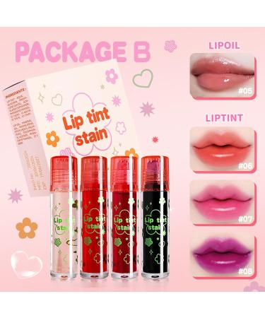  Ziennhu Moisturizing lip oil plumping oil to roll moisturizing oil tints for lips shiny lips non-sticky shine care oil for smooth lips - Buy Online on GoSupps.com
