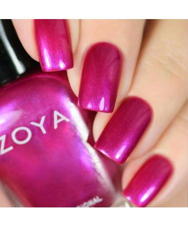 Hot Pink Nail Polish - Pearl Rose Red Nail Vanish - 12ml Bright Pink Glitter Quick Dry Nail Lacquer Holographic Quick Dry Shimmer Long-lasting Glossy Nail Art Varnish Pearl Pink - Buy Online on GoSupps.com