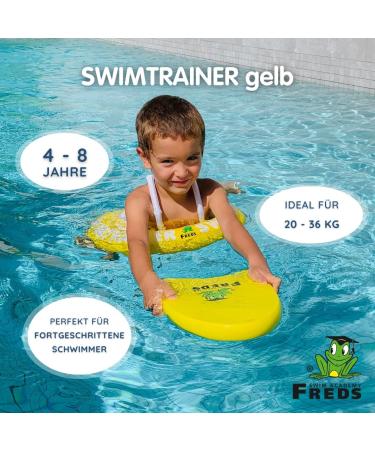 FREDS SWIM ACADEMY - STR Yellow Swim Set & Kickboard for Kids | International Shipping Available - Buy Online on GoSupps.com