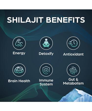 Gozitepe Shilajit High Potency Purified Himalayan Shilajit Resin with Fulvic Minerals & Humic Acids Vegan 1 Pack 1 Piece Pack of 1 - Buy Online on GoSupps.com
