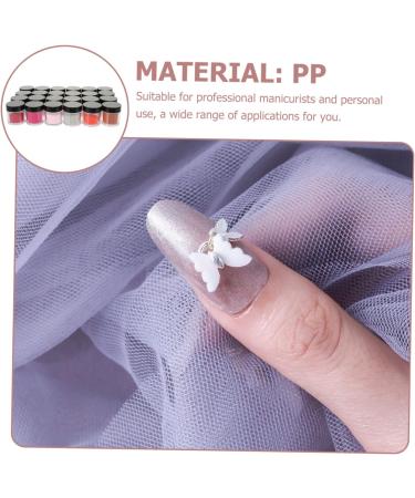 Baluue 24 Boxes Nail Crystal Powder Nail Carving Powder Nail Art Powder French Nail Dip Kit Dip Powder Pp - Buy Online on GoSupps.com