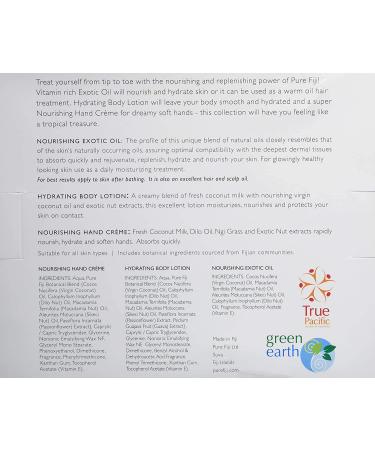 Buy Pure Fiji Nourishing Trio | Ideal Spa Bath Gift Set for Women | Travel Kit with Exotic Body Oil Hydrating Lotion & Hand Cream - Guava Scent - Buy Online on GoSupps.com