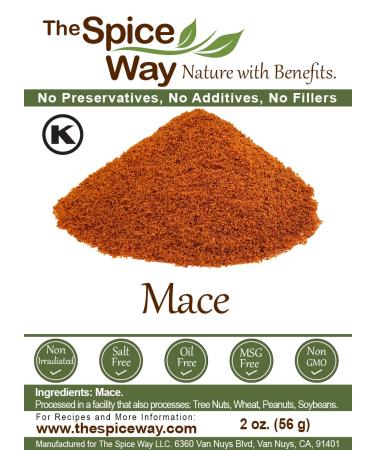 The Spice Way Mace Ground - 2 oz | Pure Mace Powder for Cooking and Baking - Buy Online on GoSupps.com