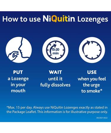 NiQuitin 4mg Mint Lozenges - 132 Lozenges for Effective Smoking Craving Relief - Long-Lasting Aid to Reduce and Quit Smoking - Buy Online on GoSupps.com