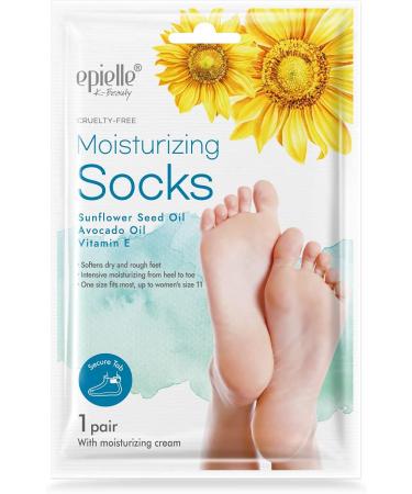 Epielle Moisturizing Socks and Gloves - 5 Pairs for Hand and Foot Care | Skincare Gifts for Her | Stocking Stuffer - Buy Online on GoSupps.com