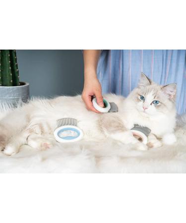 Kukerose Cat Comb - Pet Grooming & Massage Tool for Short Hair Removal - Cute Shell Comb for Dogs, Puppies, Rabbits - Painless Deshedding - Buy Online on GoSupps.com