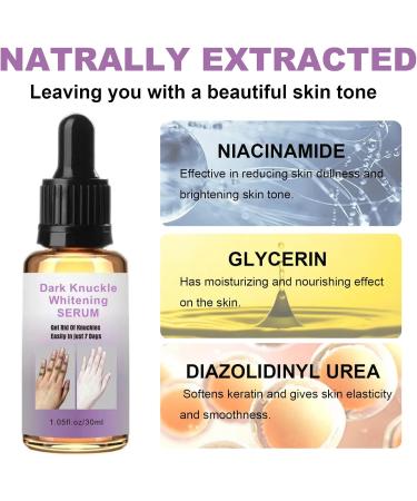 Dark Knuckle Whitening Serum Whitening Cream Knee Whitening Serum Joint Whitening Essential Oil Joint Brightening Cream Skin Lightening Serum for Und r rms Elbows Knees - Buy Online on GoSupps.com