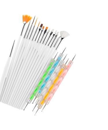 20-Piece Nail Art Design Painting Pen Set - Premium Brushes & Polish Pens for Manicure - Perfect for Professional & DIY Nail Designs - Buy Online on GoSupps.com