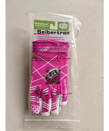 Seibertron Pro 3.0 Elite Ultra-Stick American Football Gloves for Youth & Adult - Pink  - Buy Online on GoSupps.com