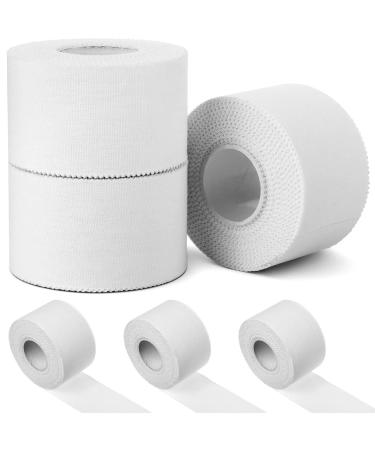 EXCEART 6 Rolls Tape Athletic Tape for Ankle Athletic Tapes Wraps Knee Tape Elastic Self Adhesive Tape White Gaffer Tape Wrist Tape Wrap Physiotherapy Cotton