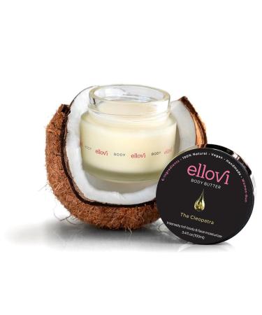 Ellovi Valentine Getaway Bundle | 3 Wild Rose Lip Butters & Cleopatra Body Butter | Vegan 6-Ingredient Skincare | Hydrating Romantic Luxurious | Handmade Cruelty-Free Self-Care - Buy Online on GoSupps.com