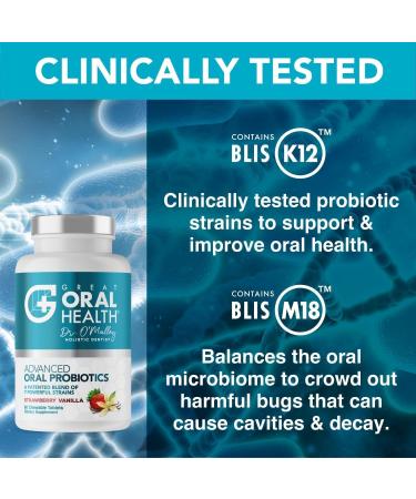Advanced Oral Probiotics for Mouth with BLIS K12 M18 (Strawberry Vanilla) & OraRestore Tooth & Gum Oil Bad Breath Treatment for Adults Halitosis 2-in-1 Bundle - Buy Online on GoSupps.com